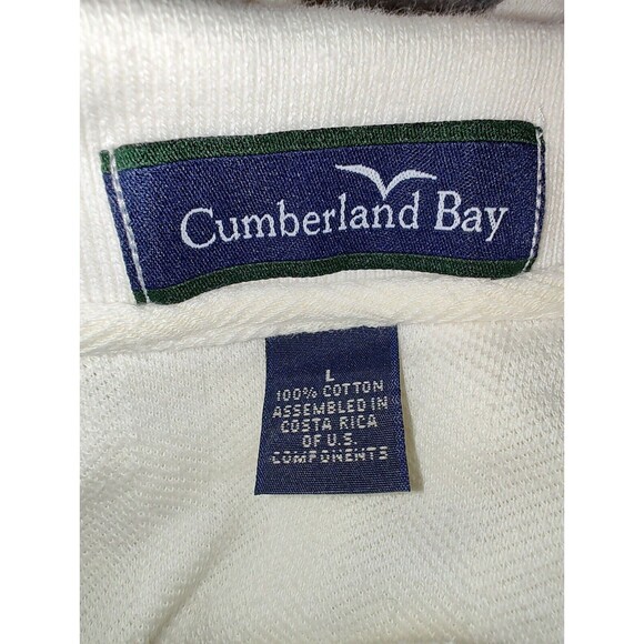 Cumberland Bay Tiburon Entertainment Vintage Electronic Arts Mens Polo Large EA - Picture 8 of 10